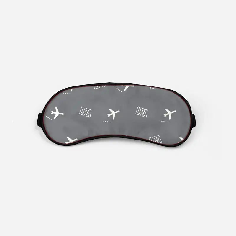 Gran Canaria Airport (LPA) Sleep Masks - Sleep Mask - Pattern - Gray