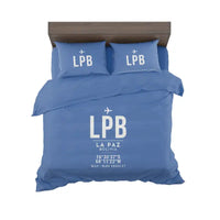 Thumbnail for El Alto International Airport (LPB) Bedding Sets & Blankets - Bedding Set - ID Tag - Blue