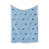 Thumbnail for El Alto International Airport (LPB) Bedding Sets & Blankets - Blanket - Pattern - Light Blue