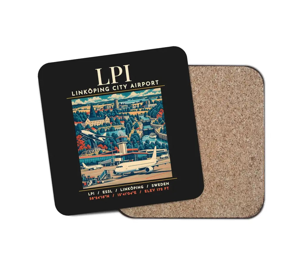 LPI - Poster - Coaster - Black