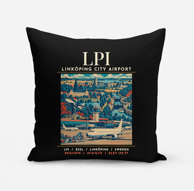LPI - Poster - Pillow - Black
