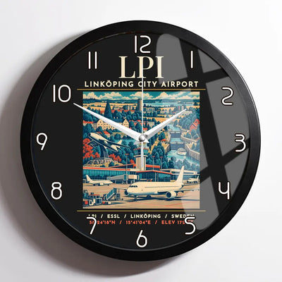 LPI - Poster - Wall Clock Framed - Black
