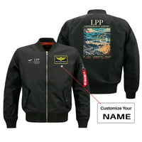 Thumbnail for LPP - Poster - Bomber Jacket - Black + NAME