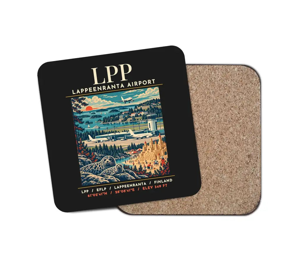 LPP - Poster - Coaster - Black