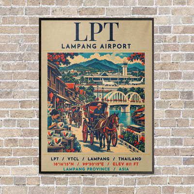 LPT - Poster - Canvas Framed - Beige