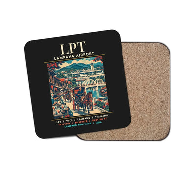 LPT - Poster - Coaster - Black