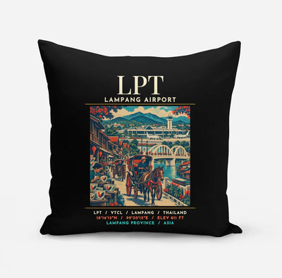 LPT - Poster - Pillow - Black