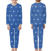 Thumbnail for La Rochelle - Ile de Re Airport (LRH) Pajamas - Children Pajamas - Blue
