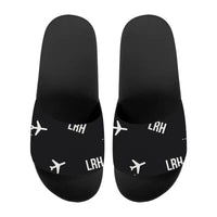 Thumbnail for La Rochelle - Ile de Re Airport (LRH) Slippers & Flip Flops - Slippers - Sport - Pattern - Black