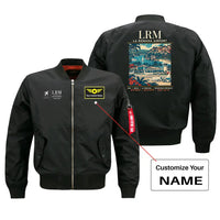 Thumbnail for LRM - Poster - Bomber Jacket - Black + NAME