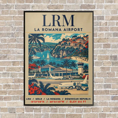 LRM - Poster - Canvas Framed - Beige