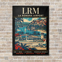 Thumbnail for LRM - Poster - Canvas Framed - Black