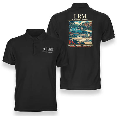 LRM - Poster - Double-Side Polo - Black