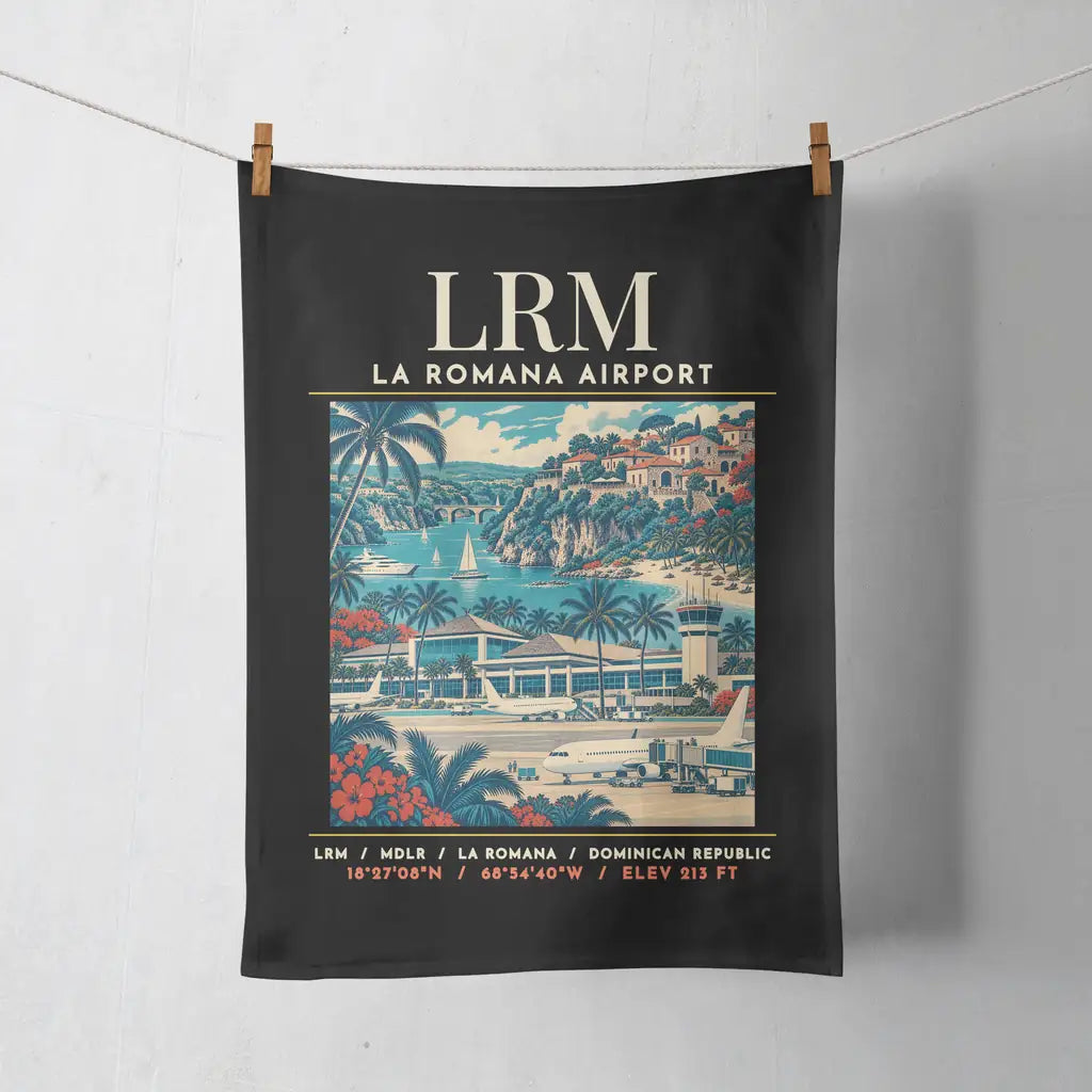 LRM - Poster - Towel - Black