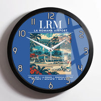 Thumbnail for LRM - Poster - Wall Clock Framed - Blue