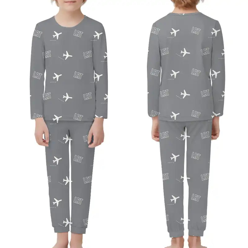 Lorient South Brittany Airport (LRT) Pajamas - Children Pajamas - Gray