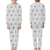 Thumbnail for Lorient South Brittany Airport (LRT) Pajamas - Children Pajamas - Light Gray