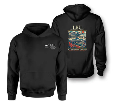 LRU - Poster - Double-Side Hoodie - Black