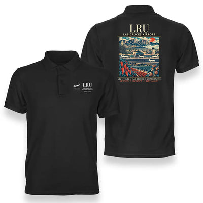 LRU - Poster - Double-Side Polo - Black