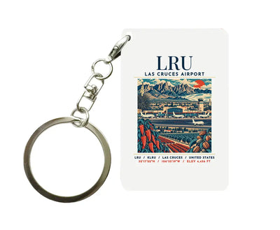 LRU - Poster - Key Chain - White
