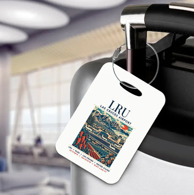 LRU - Poster - Luggage Tag - White