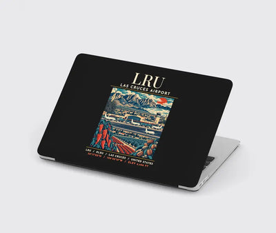 LRU - Poster - MacBook Case - Black