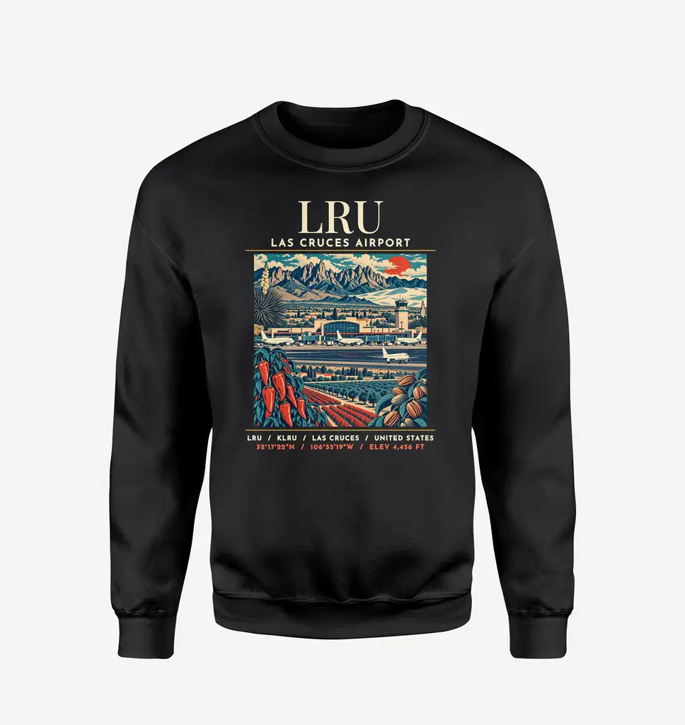 LRU - Poster - Sweatshirt - Black