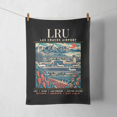 LRU - Poster - Towel - Black
