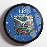Thumbnail for LRU - Poster - Wall Clock Framed - Blue