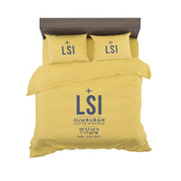 Thumbnail for Sumburgh Airport (LSI) Bedding Sets & Blankets - Bedding Set - ID Tag - Yellow