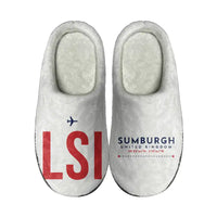Thumbnail for Sumburgh Airport (LSI) Slippers & Flip Flops - Slippers - Cotton - Code - Different - White