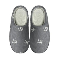 Thumbnail for Sumburgh Airport (LSI) Slippers & Flip Flops - Slippers - Cotton - Pattern - Gray