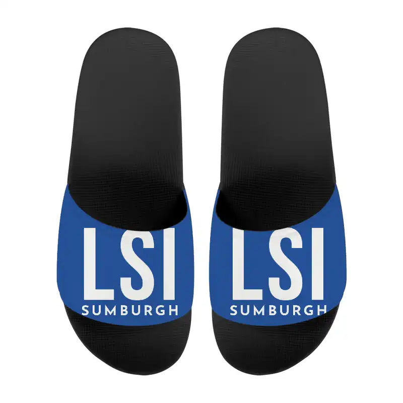 Sumburgh Airport (LSI) Slippers & Flip Flops - Slippers - Sport - Code - Blue