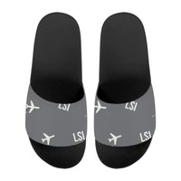 Thumbnail for Sumburgh Airport (LSI) Slippers & Flip Flops - Slippers - Sport - Pattern - Gray