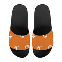 Thumbnail for Sumburgh Airport (LSI) Slippers & Flip Flops - Slippers - Sport - Pattern - Orange