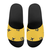 Thumbnail for Sumburgh Airport (LSI) Slippers & Flip Flops - Slippers - Sport - Pattern - Yellow
