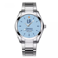 Thumbnail for Sumburgh Airport (LSI) Aviator Watches - Classic - Light Blue - Stainless Steel Band - For Men