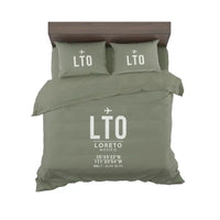Thumbnail for Loreto International Airport (LTO) Bedding Sets & Blankets - Bedding Set - ID Tag - Green Army