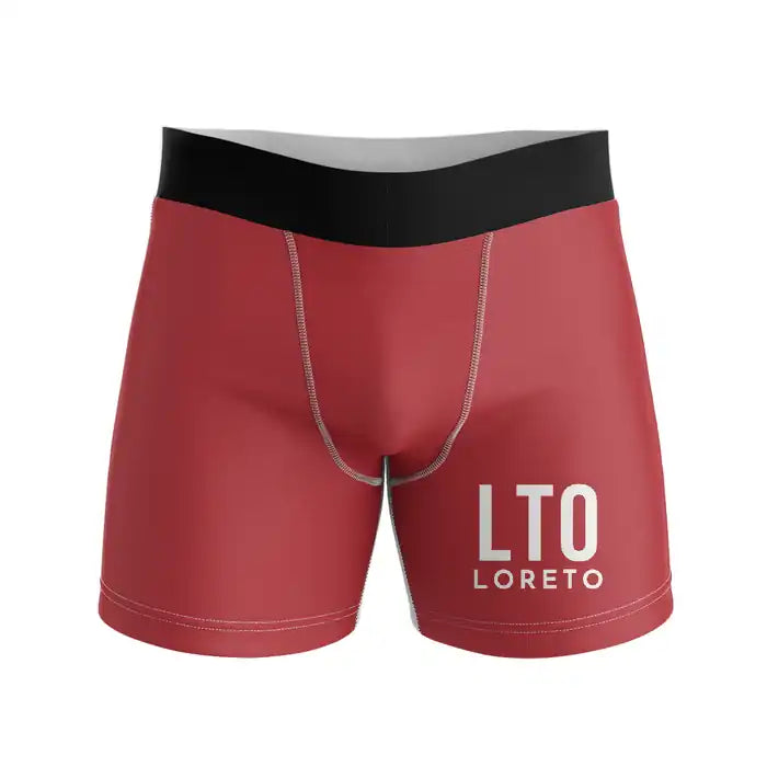 Loreto International Airport (LTO) Men Boxers - Code - Red
