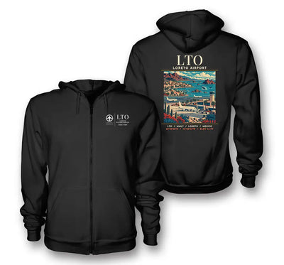 LTO - Poster - Zipped Hoodie - Black