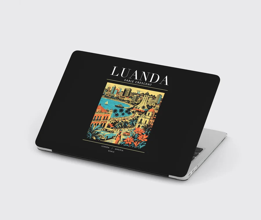 LUANDA - Poster - MacBook Case - Black