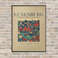 Thumbnail for LUNENBURG - Poster - Canvas Framed - Beige