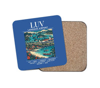 Thumbnail for LUV - Poster - Coaster - Blue