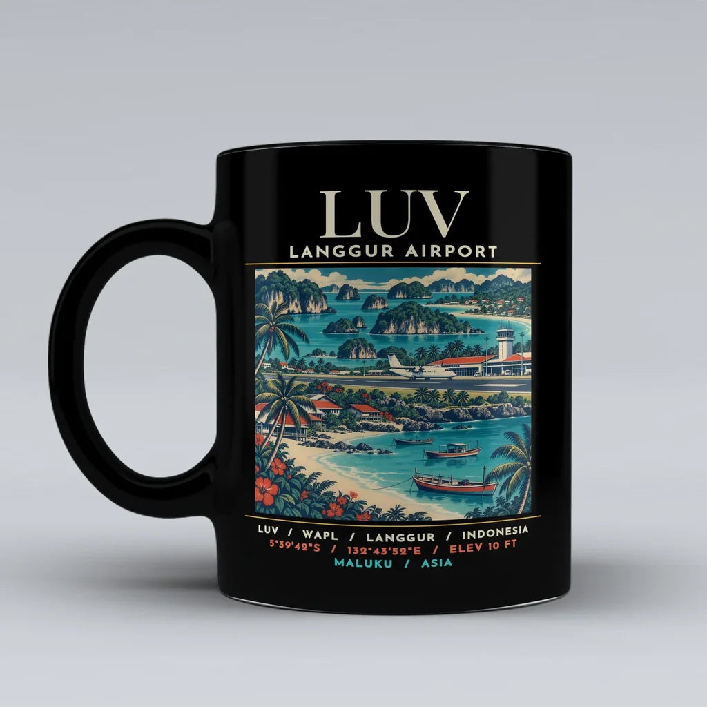 LUV - Poster - Mug - Black