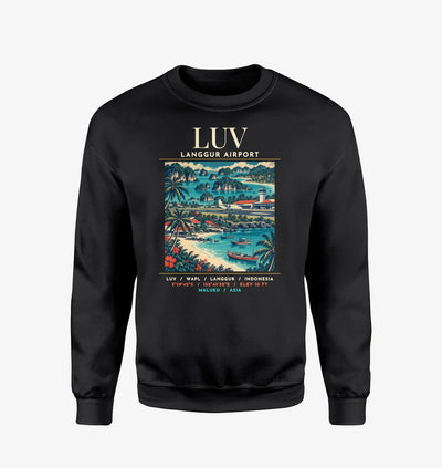 LUV - Poster - Sweatshirt - Black