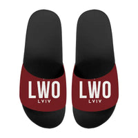 Thumbnail for Lviv Danylo Halytskyi International Airport (LWO) Slippers & Flip Flops - Slippers - Sport - Code - Dark Red