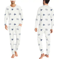 Thumbnail for Lhasa Gonggar International Airport (LXA) Pajamas - Men Pajamas - White