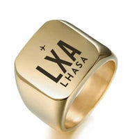 Thumbnail for Lhasa Gonggar International Airport (LXA) Rings - Ring - Golden