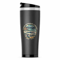 Thumbnail for Lhasa Gonggar International Airport (LXA) Travel Mugs - Badge - Stainless Steel (No Holder) - Gray