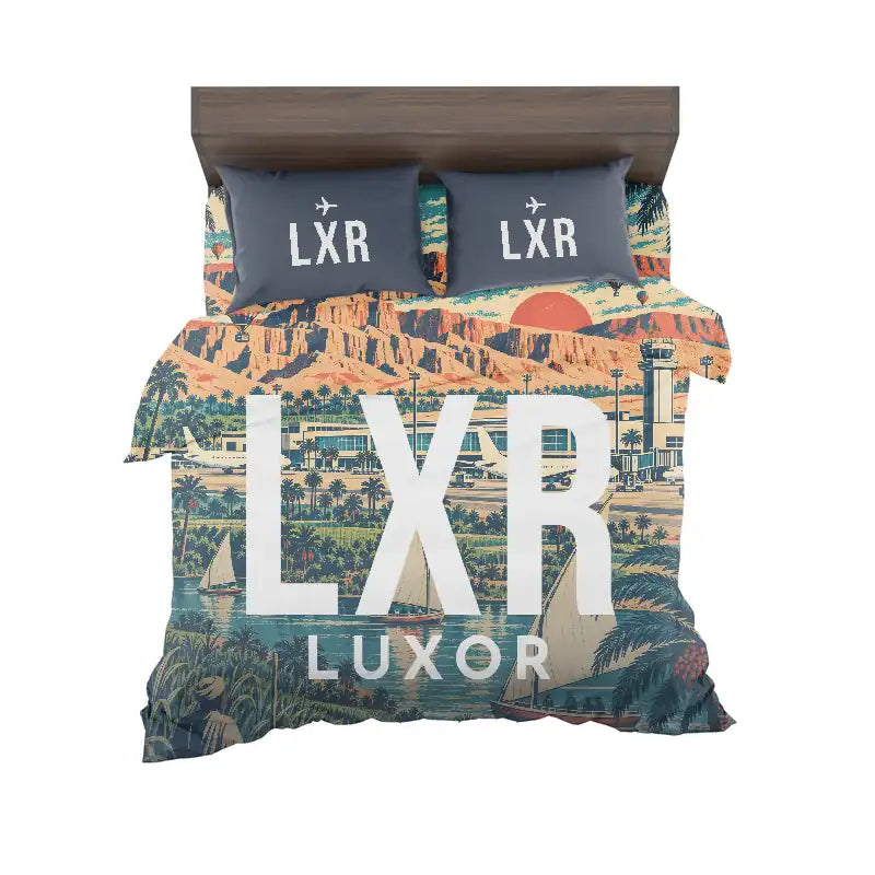 Luxor International Airport (LXR) Bedding Sets & Blankets - Bedding Set - Scene